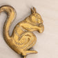 Medium Salvage Brass Squirrel Topper