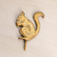 Medium Salvage Brass Squirrel Topper