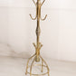 Medium Tall Gold Tone Mini Coat Rack Jewelry Holder