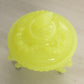 Vintage Portieux Vallérysthal Vaseline Glass Lidded Shell Dish