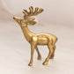 Small Brass Buck Deer Figurine