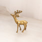 Small Brass Buck Deer Figurine