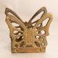 Small Brass Butterfly Napkin Letter Holder