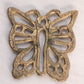 Small Brass Butterfly Trivet