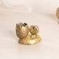 Small Brass Chicken with Egg Toothpick Holder