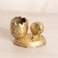 Small Brass Chicken with Egg Toothpick Holder