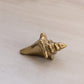 Small Brass Conch Shell Figurine