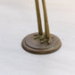 Small Brass Crane with Head Down Figurine