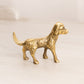 Small Brass Dog Figurine