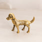 Small Brass Dog Figurine