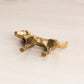 Small Brass Dog Figurine