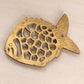 Small Brass Fish Trivet