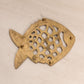 Small Brass Fish Trivet