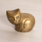 Small Brass Kitty Cat Figurine