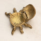 Small Brass Lady Bug Hinged Lidded Dish