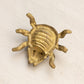 Small Brass Lady Bug Hinged Lidded Dish