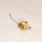 Small Brass Mouse Figurine