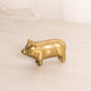 Small Brass Pig Figurine