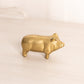 Small Brass Pig Figurine