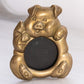 Small Brass Pig Standing Picture Frame