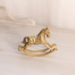 Small Brass Rocking Horse Figurine