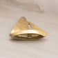 Small Brass Sailboat Figurine