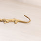 Small Brass Salamander Figurine or Wall Hook