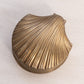 Small Brass Shell Hinged Lidded Dish