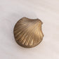 Small Brass Shell Hinged Lidded Dish