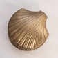 Small Brass Shell Hinged Lidded Dish