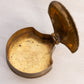 Small Brass Shell Hinged Lidded Dish