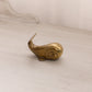 Small Brass Whale Figurine