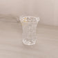 Small Clear Crystal Glass Cane Pattern Toothpick Holder