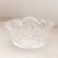 Small Clear Crystal Glass Tiara Crown Bowl