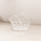 Small Clear Crystal Glass Tiara Crown Bowl