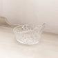 Small Clear Crystal Glass Tiara Crown Bowl