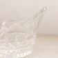 Small Clear Crystal Glass Tiara Crown Bowl