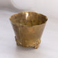 Small Lightweight Brass Dish with 3 Fancy Toes