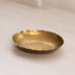 Small Oval Brass Dish with Fancy Edge