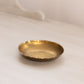 Small Oval Brass Dish with Fancy Edge