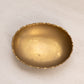 Small Oval Brass Dish with Fancy Edge