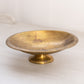 Small Oval Footed Brass Dish