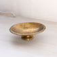 Small Oval Footed Brass Dish