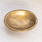 Small Oval Footed Brass Dish