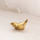 Small Smooth Brass Bird Figurine