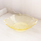 Vintage Yellow Lancaster Glass Landrum 2 Handle Bowl