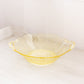 Vintage Yellow Lancaster Glass Landrum 2 Handle Bowl