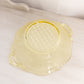 Vintage Yellow Lancaster Glass Landrum 2 Handle Bowl