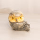 Vintage Alabaster Stone Sitting Owl Figurine
