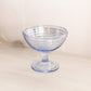 Vintage Anchor Hocking Blue Park Avenue Glass Footed Compote